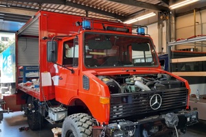 Zwischenstand Umbau Unimog
