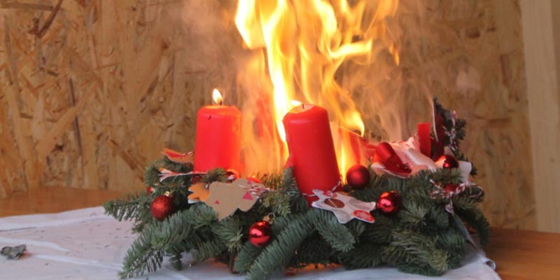 Tipps der Feuerwehr zur Sicherheit in der Adventszeit