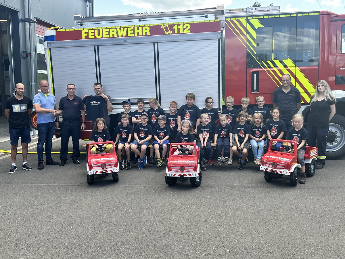 T-Shirts für die Kinderfeuerwehr „Feuerfüchse“