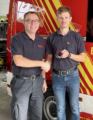 Nils Neumann hat Ausbildung zum Verbandsführer erfolgreich absolviert