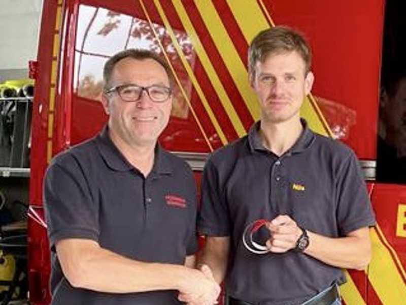 Nils Neumann hat Ausbildung zum Verbandsführer erfolgreich absolviert