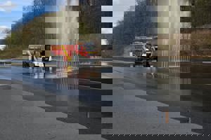 Fahrsicherheitstraining mit dem neuen Tankwagen