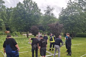 Jugendfeuerwehr Nümbrecht beim Kreiszeltlager in Wiehl