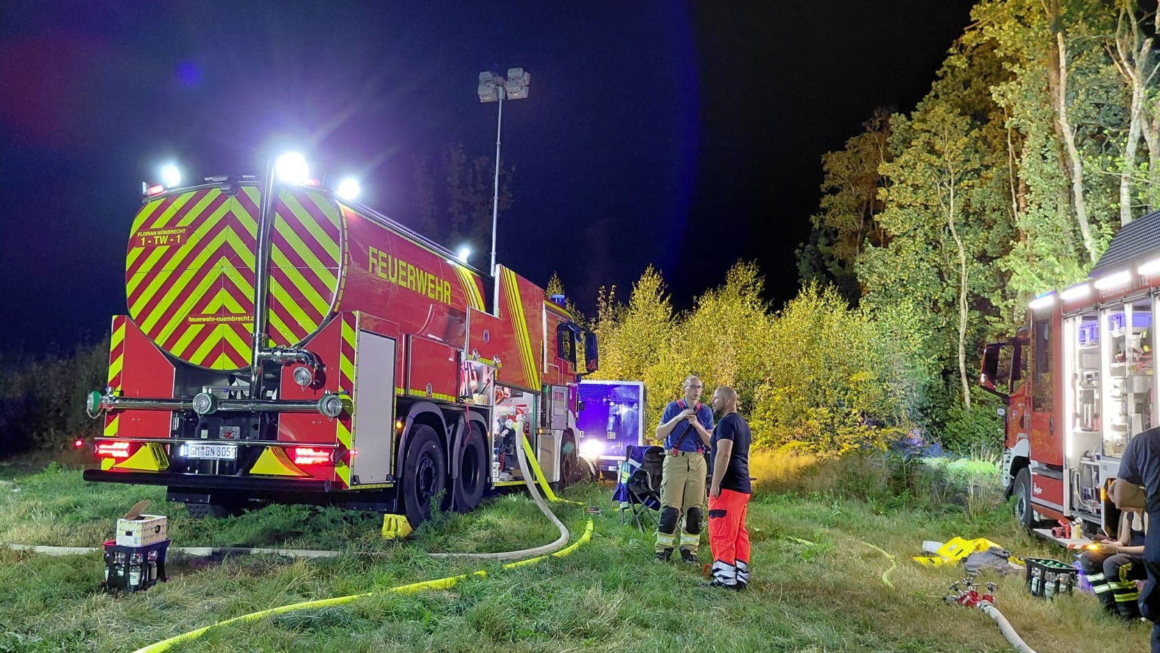 Feuerwehr Nümbrecht unterstützt bei Waldbränden in Lindlar und Hürtgenwald