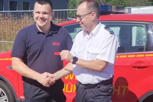 Artur Spiegert absolviert Zugführer-Basislehrgang am Institut der Feuerwehr NRW